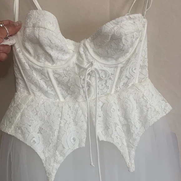 Free people For Love & Lemons Wedding dress extra small - Picture 6 of 11